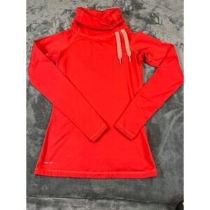 Nike Pro Hyperwarm Funnel Neck Hybrid Training Long Sleeve SMALL Sweatshirt